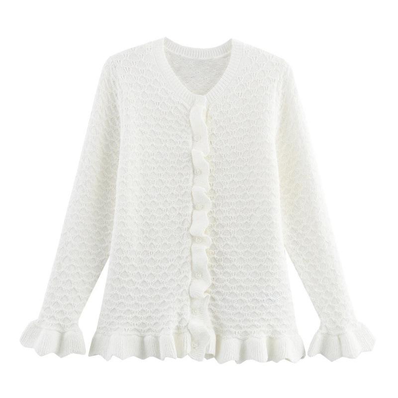 Europe s Best-Selling Hollow Lace Knit Cardigan Large білий
Europe s Best-Selling Hollow Lace Knit Cardigan Large білий