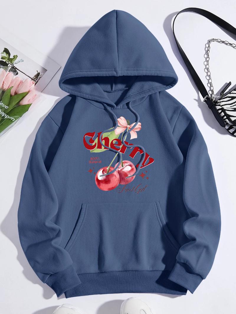 100% Natural Cherry Fruit Printing Women Hoody Pocket Y2K Hoodies Hip Hop Loose Pullover Casual Fleece Comfortable Clothes M
100% Natural Cherry Fruit Printing Women Hoody Pocket Y2K Hoodies Hip Hop Loose Pullover Casual Fleece Comfortable Clothes M