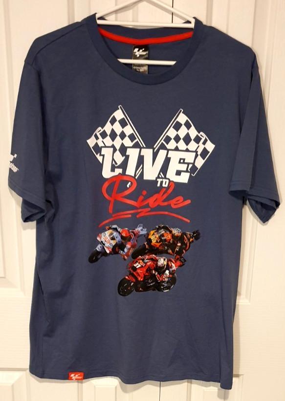 MOTOGP 2025 World Championship Official Merch. #034Live to Ride#034 TShirt Size is XL Unisex T-Shirt L
MOTOGP 2025 World Championship Official Merch. #034Live to Ride#034 TShirt Size is XL Unisex T-Shirt L