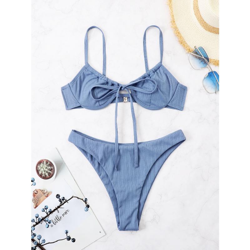 Bikini swimsuit bikini solid color swimsuit, sexy, split swimsuit L королівський синій колір
Bikini swimsuit bikini solid color swimsuit, sexy, split swimsuit L королівський синій колір