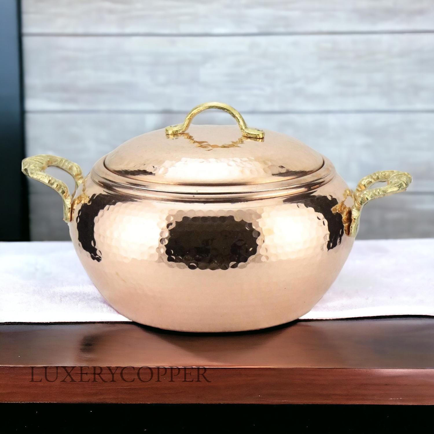 Медная кастрюля ручной работы 24cm