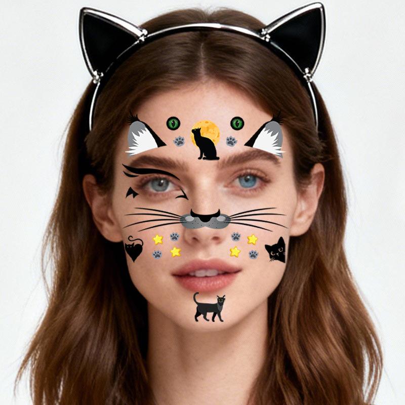 temporary tattoo For Women 7 Sheets/Set Cat Party Decoration Waterproof Face Tattoo Sticker Temporary Jewelry 7 Sheets різнокольоровий
temporary tattoo For Women 7 Sheets/Set Cat Party Decoration Waterproof Face Tattoo Sticker Temporary Jewelry 7 Sheets різнокольоровий