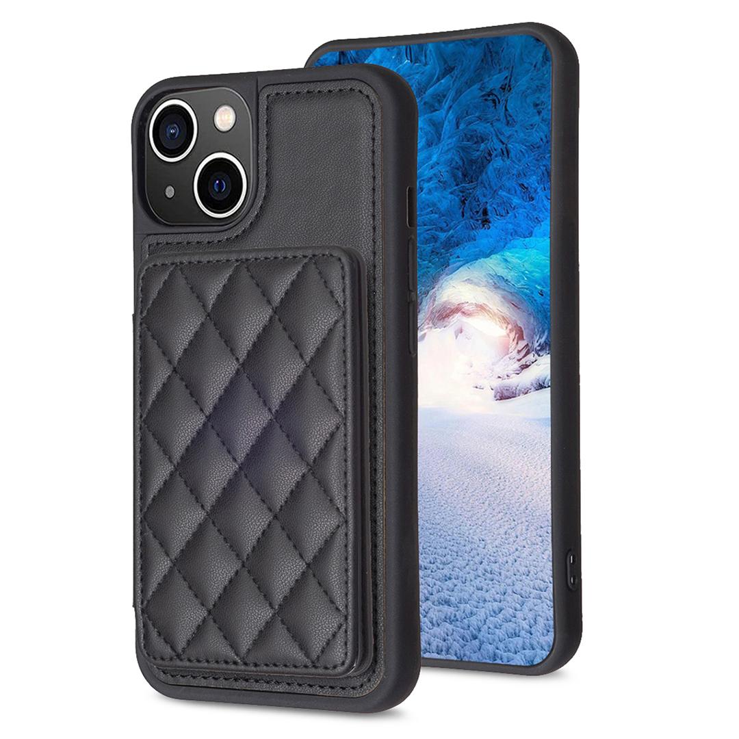 BF25 For iPhone 15 Card Holder Kickstand PU Leather Coated TPU Cover Fall Proof Phone Case Beige
BF25 For iPhone 15 Card Holder Kickstand PU Leather Coated TPU Cover Fall Proof Phone Case Beige