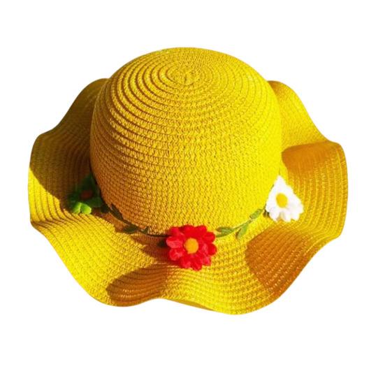Children Sun Hat Wide Brim UV Protection Straw Hat with 3D Flowers Decor Lightweight Foldable Summer Beach Cap
Children Sun Hat Wide Brim UV Protection Straw Hat with 3D Flowers Decor Lightweight Foldable Summer Beach Cap