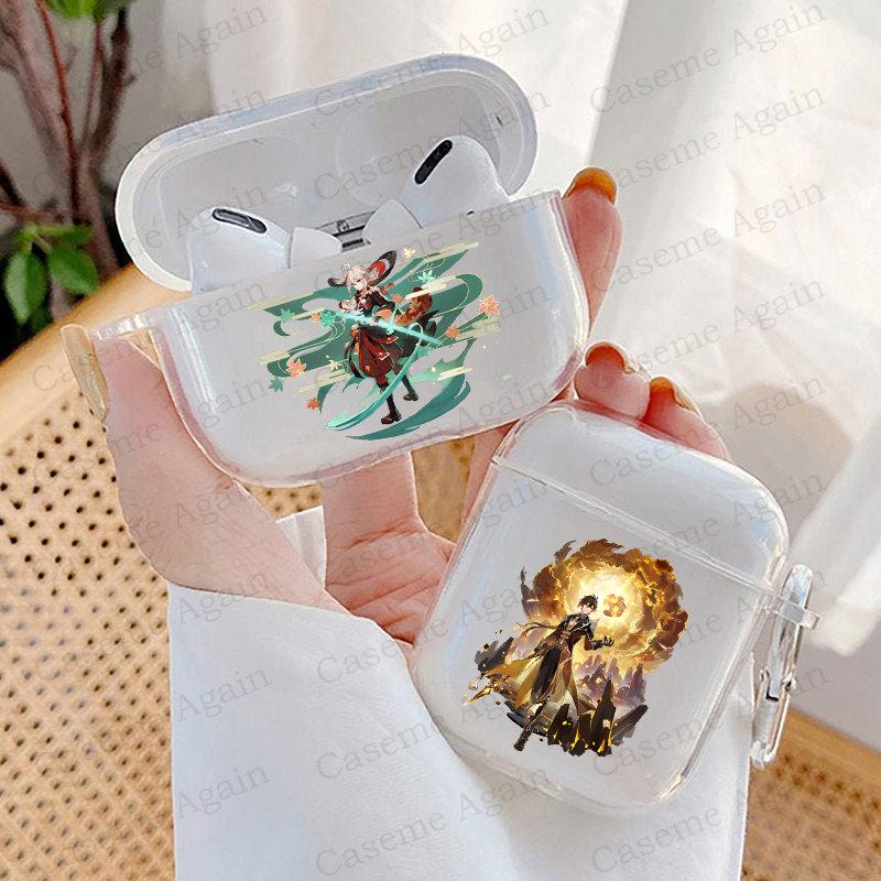 Горячий чехол для Airpods для Airpods Pro 2 1 3, чехол Genshin Impact с игровыми персонажами Чжунли Хутао Сяо Bluetooth, мягкие чехлы для наушников из ТПУ
Горячий чехол для Airpods для Airpods Pro 2 1 3, чехол Genshin Impact с игровыми персонажами Чжунли Хутао Сяо Bluetooth, мягкие чехлы для наушников из ТПУ