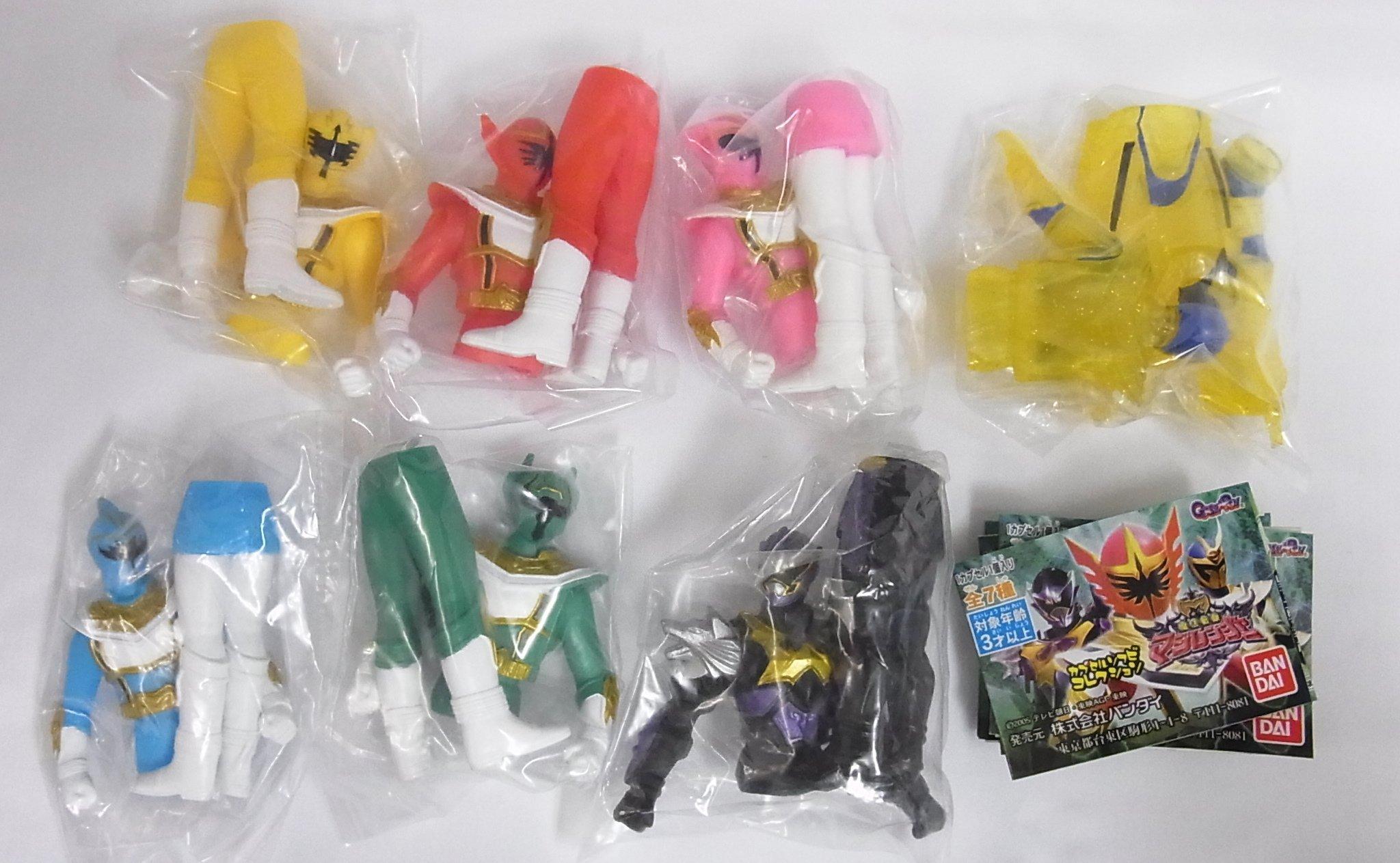 Коллекция мягкого винила Gashapon Capsule Magiranger Все 7 типов
Коллекция мягкого винила Gashapon Capsule Magiranger Все 7 типов