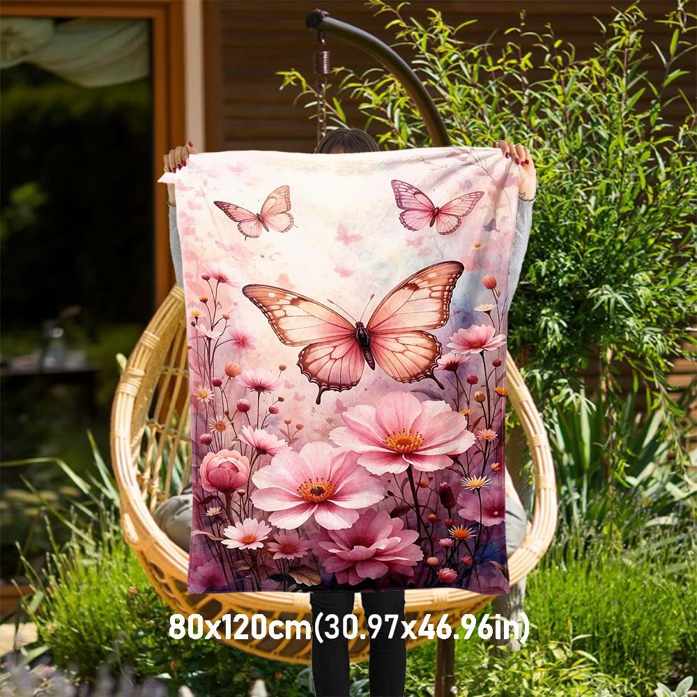 1pc Butterfly Flowers Outdoor Flannel Blanket Soft Warm All-Season Throw for Sofa Bed Car Camping Office, Cozy Gift Idea1181S 80x120cm(31x47inch)
1pc Butterfly Flowers Outdoor Flannel Blanket Soft Warm All-Season Throw for Sofa Bed Car Camping Office, Cozy Gift Idea1181S 80x120cm(31x47inch)