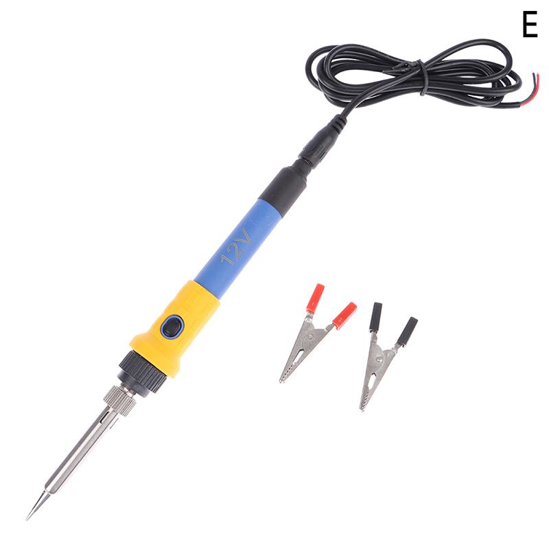 Паяльник постоянного тока 12 В, низковольтный автомобильный аккумулятор 60 Вт, сварочные и ремонтные инструменты