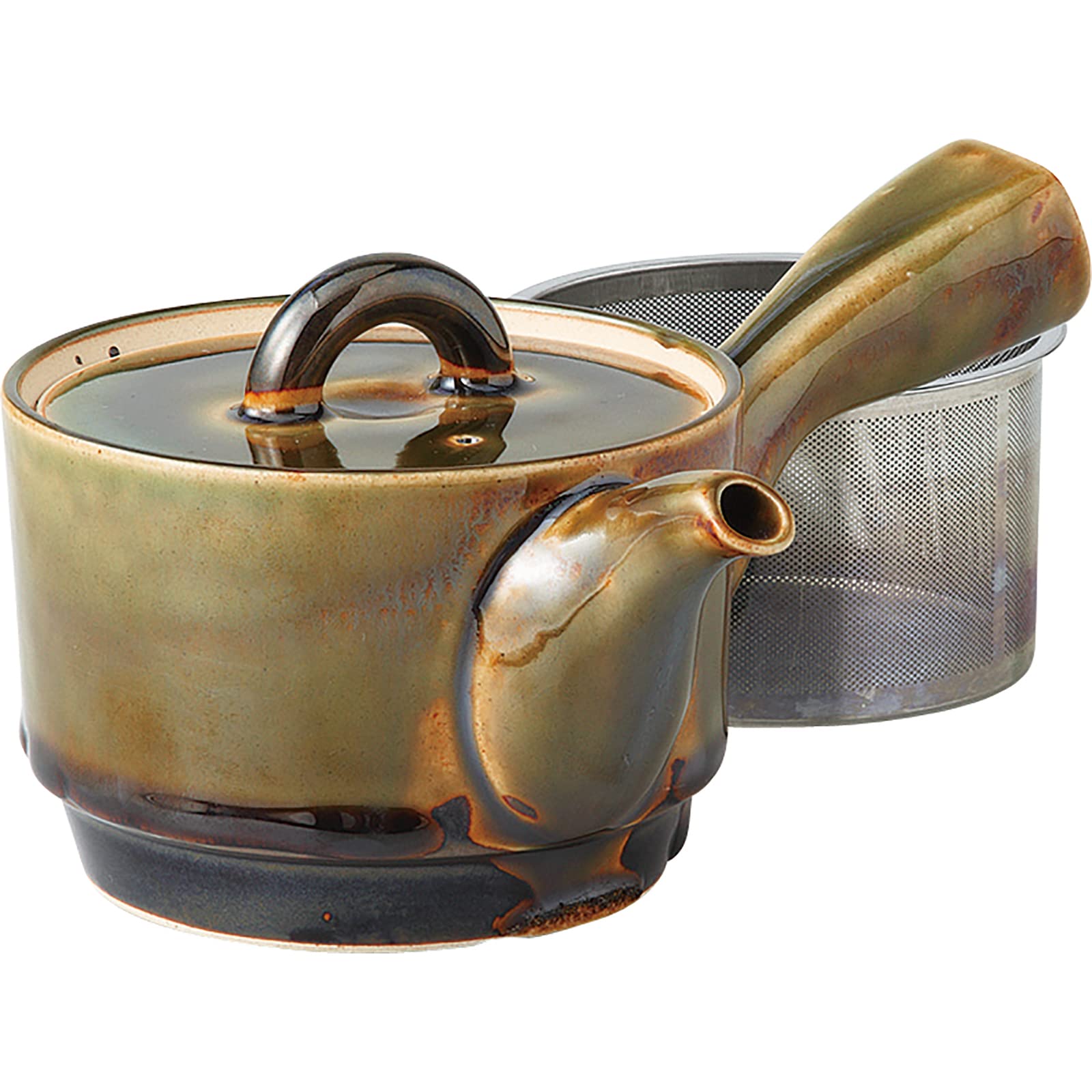 Hasamiyaki teapot walnut color stainless steel with tea capacity 300ml made in Japan 13832 (super strainer) approx. коричневый
Hasamiyaki teapot walnut color stainless steel with tea capacity 300ml made in Japan 13832 (super strainer) approx. коричневый