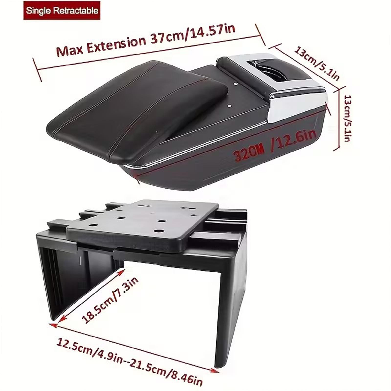 Universal Armrest Storage Box Center Console Hand Rest Container with Cup Holder Car Armrest Storage Case for Trucks & Vehicles чорний
Universal Armrest Storage Box Center Console Hand Rest Container with Cup Holder Car Armrest Storage Case for Trucks & Vehicles чорний