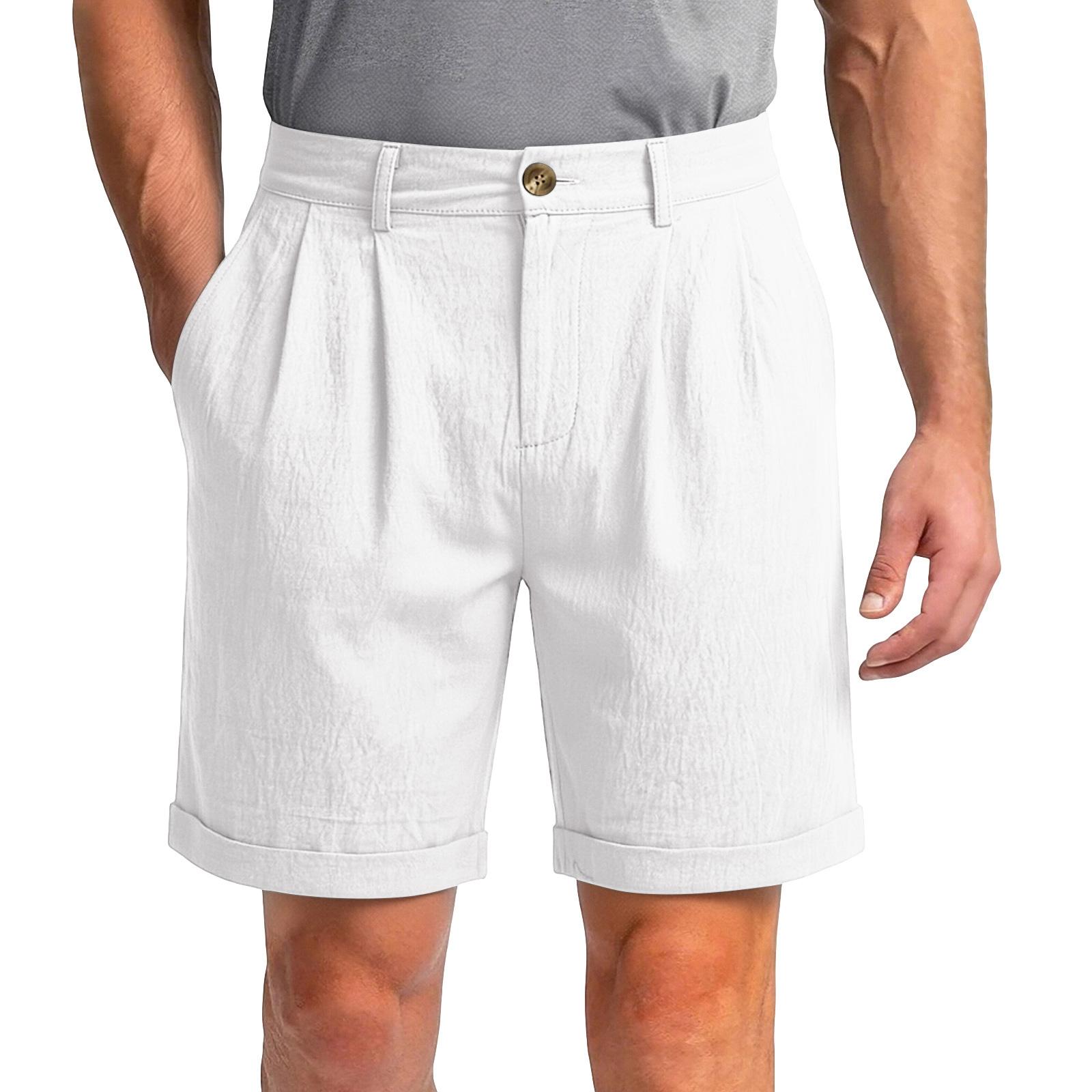Men s Summer Shorts With Buttons Men s Casual Beach Shorts XL білий
Men s Summer Shorts With Buttons Men s Casual Beach Shorts XL білий
