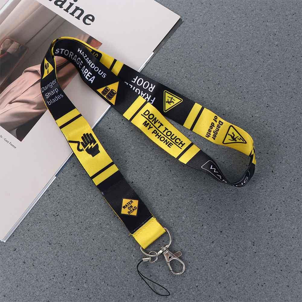Hang Rope Name Tag Holder Warning Sign Lanyards Phone Lanyard Strap Cool Neck Strap Phone Hang Rope 1
Hang Rope Name Tag Holder Warning Sign Lanyards Phone Lanyard Strap Cool Neck Strap Phone Hang Rope 1