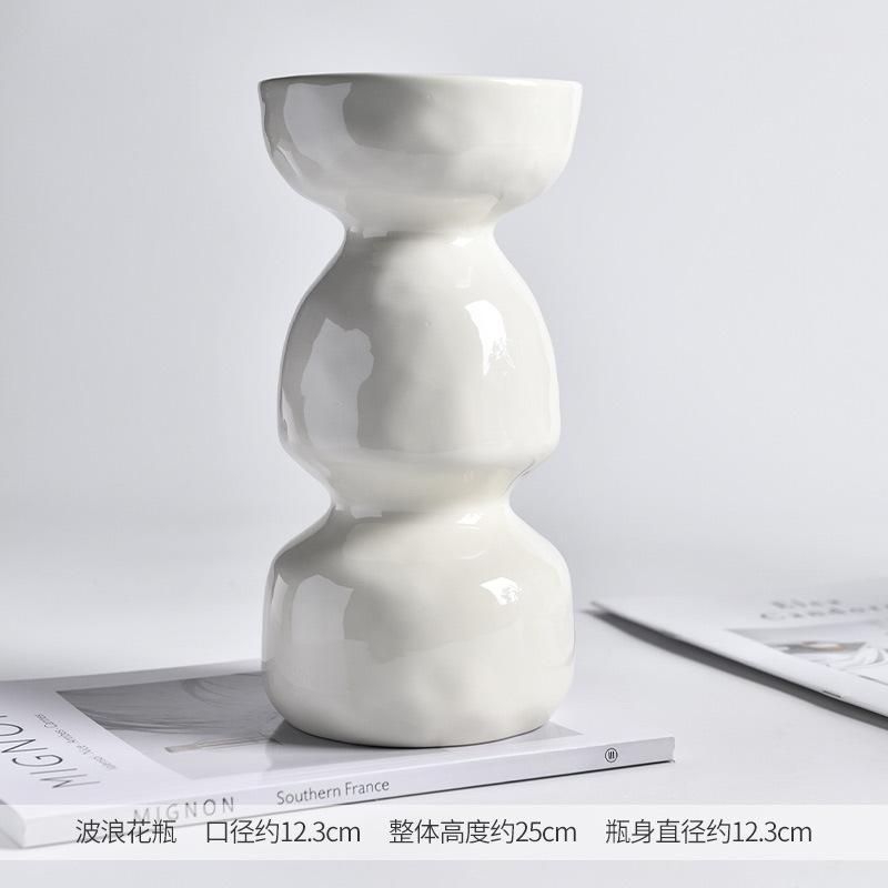 Creative Nordic Ceramic Irregular Vases, Home Living Room Desktop Office Decorations, Modern Minimalist, Flower Arrangement, 1Pc
Creative Nordic Ceramic Irregular Vases, Home Living Room Desktop Office Decorations, Modern Minimalist, Flower Arrangement, 1Pc