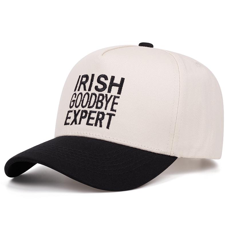 IRISH GOODBYE EXPERT Embroidered baseball cap for men and women outdoor sports event Baseball cap casual Adjustable чорний
IRISH GOODBYE EXPERT Embroidered baseball cap for men and women outdoor sports event Baseball cap casual Adjustable чорний