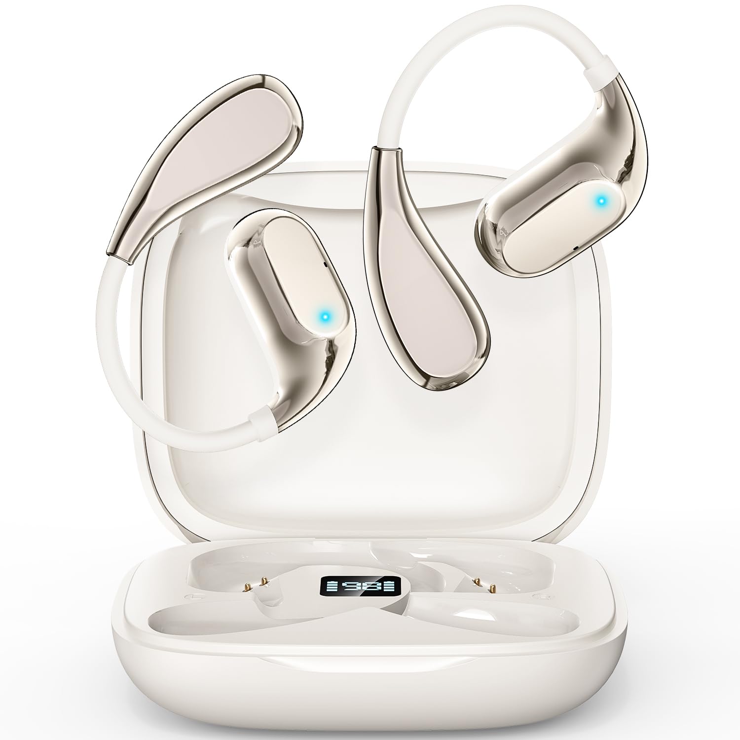 Wireless Earphones Release 2026 Up to 60 Hours Bone Conduction Ear IP54 Noise High Single or Dual Ear Open Wide Compatibility with Suitable for Gaming білий
Wireless Earphones Release 2026 Up to 60 Hours Bone Conduction Ear IP54 Noise High Single or Dual Ear Open Wide Compatibility with Suitable for Gaming білий