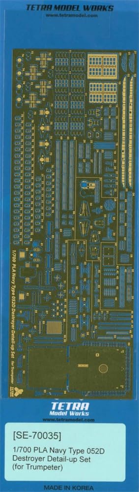 Tetra Model SE Series China Type 052D Destroyer Plastic Model Parts SE7035 1/700 (TR Model)
Tetra Model SE Series China Type 052D Destroyer Plastic Model Parts SE7035 1/700 (TR Model)