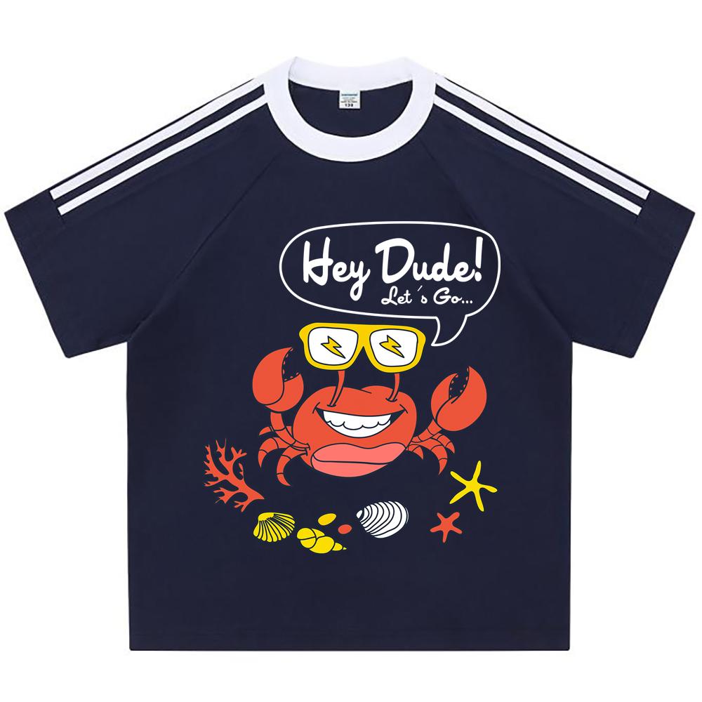 Kids 100% Cotton T-shirts Boys And Girls 200 GSM Cotton Tees cute crab Cartoon Print Child Tshirts 110 абрикосовый
Kids 100% Cotton T-shirts Boys And Girls 200 GSM Cotton Tees cute crab Cartoon Print Child Tshirts 110 абрикосовый