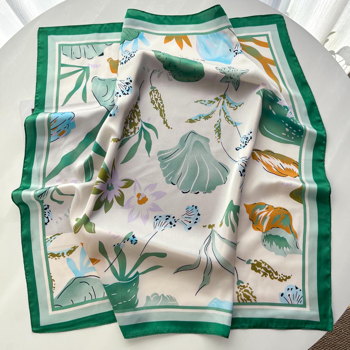 Luxury Floral Printed Square Scarf Women Imitation Silk Scarves Fashion Bandanas Hijab Neckerchief Elegant Beach Shawl Wraps
Luxury Floral Printed Square Scarf Women Imitation Silk Scarves Fashion Bandanas Hijab Neckerchief Elegant Beach Shawl Wraps