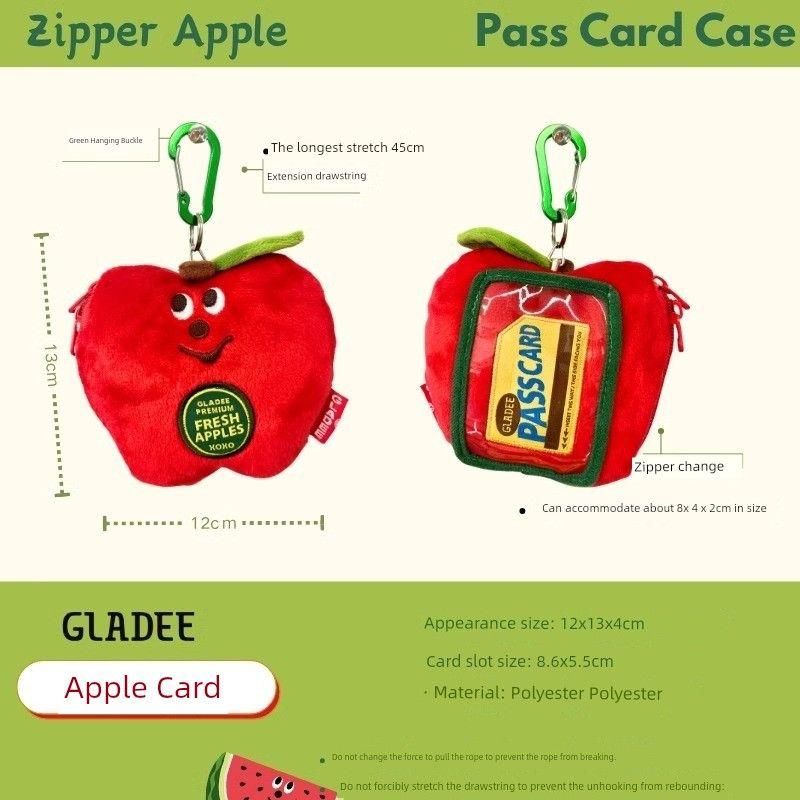 Japanese Gladee Apple Banana Pendant Doll Stuffed Earphone Bag Retractable Rope Card Holder Coin Purse Key Card Holder Apple Card Pack New arrival
Japanese Gladee Apple Banana Pendant Doll Stuffed Earphone Bag Retractable Rope Card Holder Coin Purse Key Card Holder Apple Card Pack New arrival