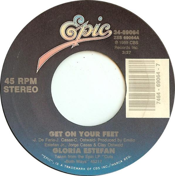 7inch Record GLORIA ESTEFAN - Get On Your Feet / Words Get In The 3469064 Epic 1989 US Dance & Electronica Used
7inch Record GLORIA ESTEFAN - Get On Your Feet / Words Get In The 3469064 Epic 1989 US Dance & Electronica Used