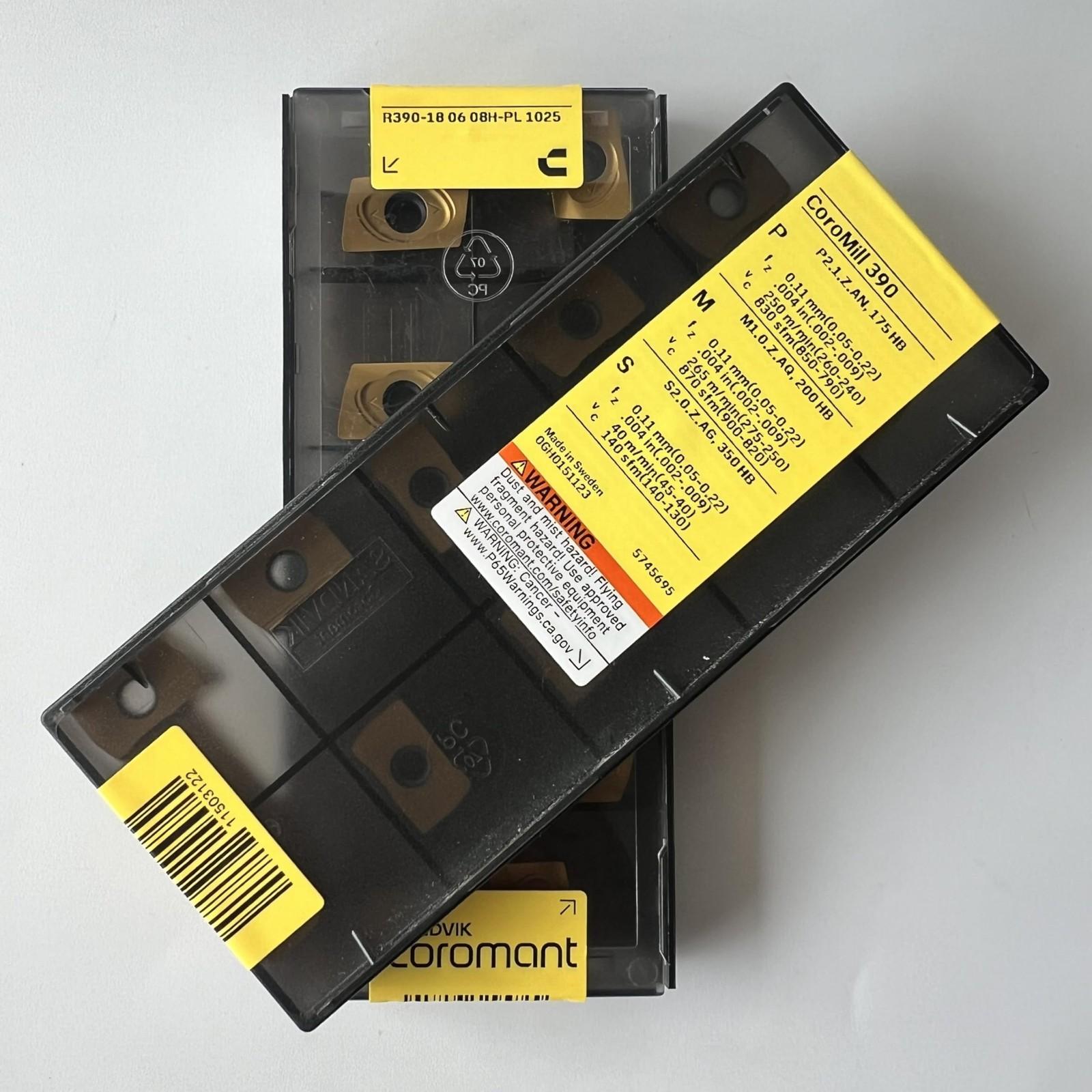 SANDVIK / R390-180608H-PL 1025 / Original Swedish hard alloy blade 10 Pcs
SANDVIK / R390-180608H-PL 1025 / Original Swedish hard alloy blade 10 Pcs