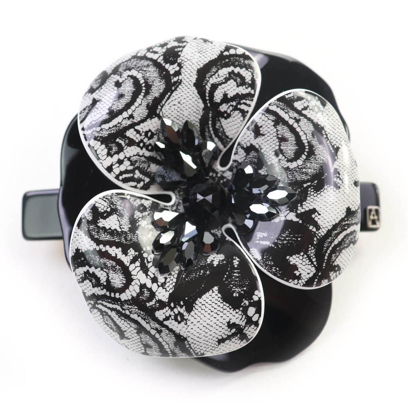 ALEXANDRE DE PARIS Valletta Camelia Lace print with jewels White black Women Used
ALEXANDRE DE PARIS Valletta Camelia Lace print with jewels White black Women Used