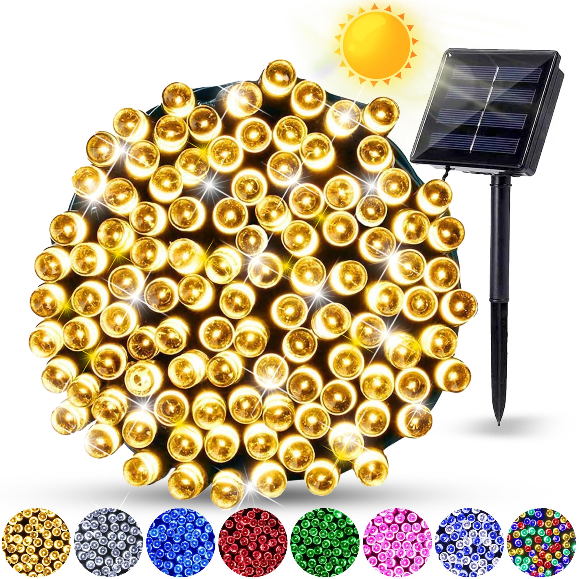 KIMOC Solar Illumination Garden Light, 30m LED, 300 Bulbs, Outdoor Garden Light, Straight, IP65 Waterproof, 8 Modes, Automatic Nighttime Lighting,
KIMOC Solar Illumination Garden Light, 30m LED, 300 Bulbs, Outdoor Garden Light, Straight, IP65 Waterproof, 8 Modes, Automatic Nighttime Lighting,