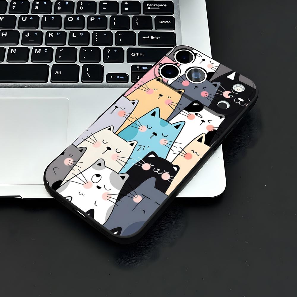 Cute Cats Background Phone Case For IPhone 17 Air 16 E Pro Max 15 14 13 Mini 12 Pro 11 Max Plus Black Soft Shell iPhone 16 Plus
Cute Cats Background Phone Case For IPhone 17 Air 16 E Pro Max 15 14 13 Mini 12 Pro 11 Max Plus Black Soft Shell iPhone 16 Plus