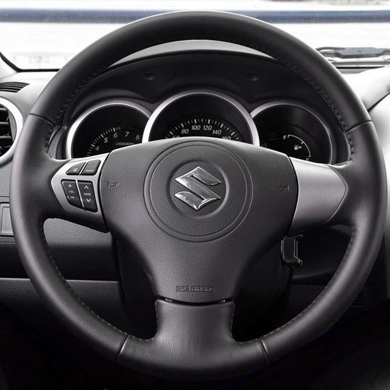 Для Suzuki Grand Vitara 2007-2013 Ручна прошивка Нековзка Чорна Шкіряна Накладка на Кермо Автомобіля style 1
Для Suzuki Grand Vitara 2007-2013 Ручна прошивка Нековзка Чорна Шкіряна Накладка на Кермо Автомобіля style 1