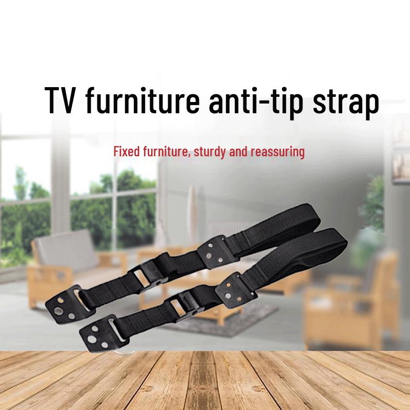 American Furniture Anti-Tip Straps - Child Protection for TV, Bookshelf & Cabinet White metal, set of 2
American Furniture Anti-Tip Straps - Child Protection for TV, Bookshelf & Cabinet White metal, set of 2