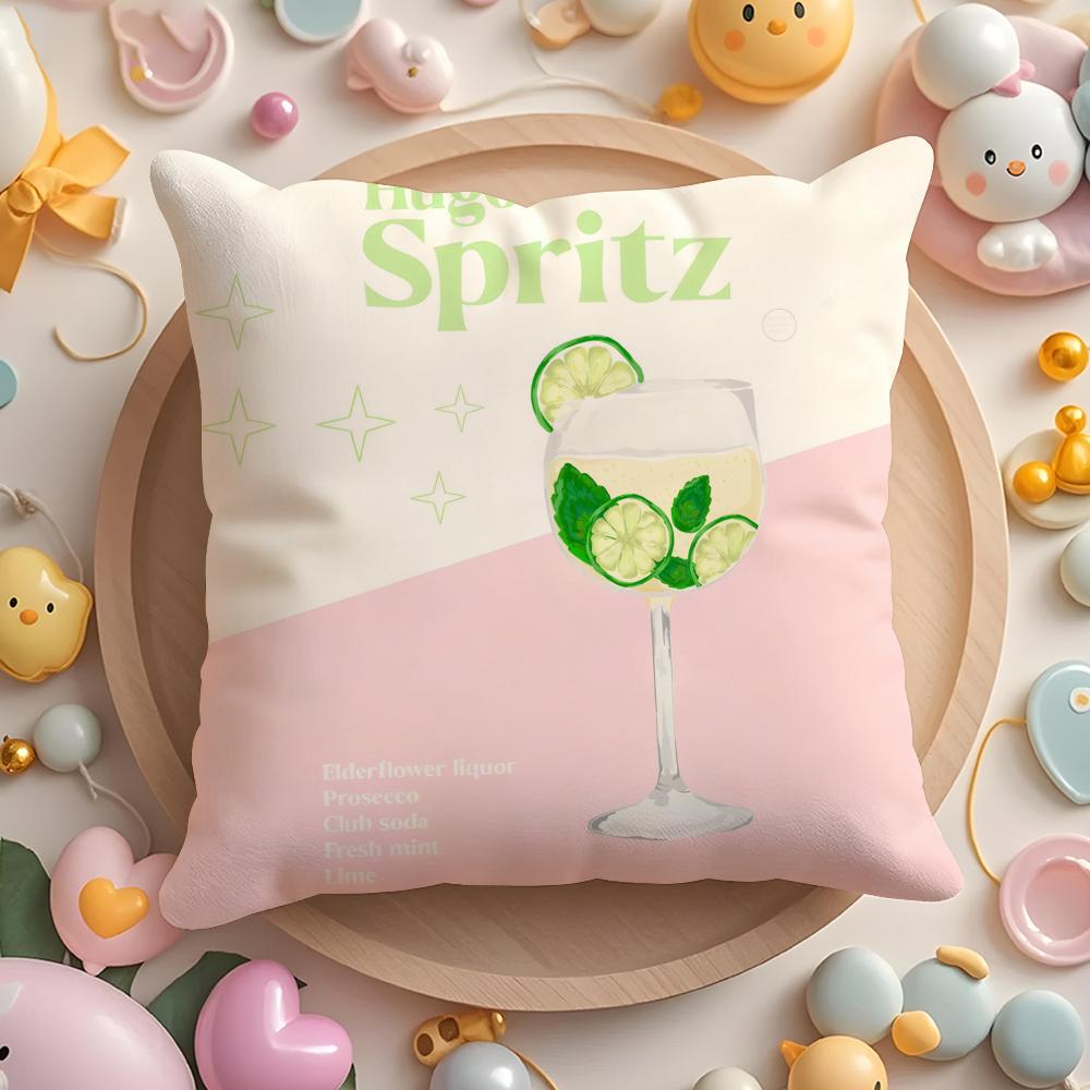 Hugo Spritz Cocktail Cushion Cover Home & Car Multi-Scene Pillow Cover - Reversible, Soft & Durable for Daily Use 30cmx30cm
Hugo Spritz Cocktail Cushion Cover Home & Car Multi-Scene Pillow Cover - Reversible, Soft & Durable for Daily Use 30cmx30cm