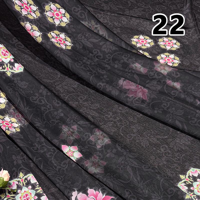 Зеленый шифон с цветочным принтом 50x150см для DIY платья Ханфу в древнем стиле, рубашек, шитья кукол, летняя органза, тюль 50X150CM
Зеленый шифон с цветочным принтом 50x150см для DIY платья Ханфу в древнем стиле, рубашек, шитья кукол, летняя органза, тюль 50X150CM