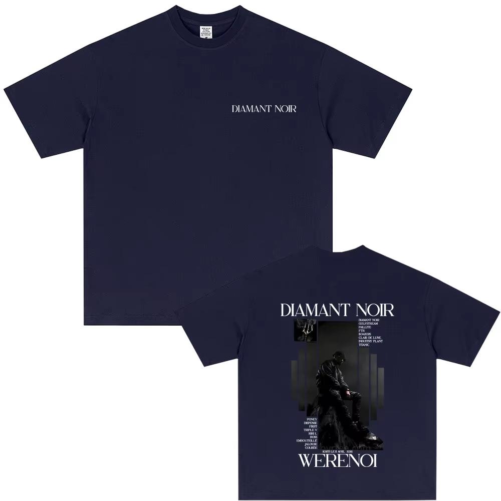 Hot Selling Rap Singer WeRenoi DiaUnisext Noir Album Tshirt 2026 Summer Unisexs Womens Hip Hop Cotton Fashion Pop Music Tshirt S
Hot Selling Rap Singer WeRenoi DiaUnisext Noir Album Tshirt 2026 Summer Unisexs Womens Hip Hop Cotton Fashion Pop Music Tshirt S