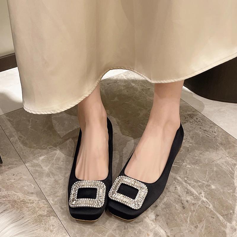 Модная женская обувь Осень Черные балетки С мелким вырезом Квадратный носок Кристалл Повседневные женские кроссовки Пряжка Низкий каблук Женская обувь Осень Ну 35 чёрный
Модная женская обувь Осень Черные балетки С мелким вырезом Квадратный носок Кристалл Повседневные женские кроссовки Пряжка Низкий каблук Женская обувь Осень Ну 35 чёрный