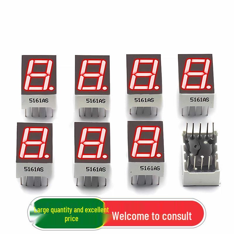 0.56 Red High Brightness Single Digit Common Cathode Display (2 pcs)
0.56 Red High Brightness Single Digit Common Cathode Display (2 pcs)