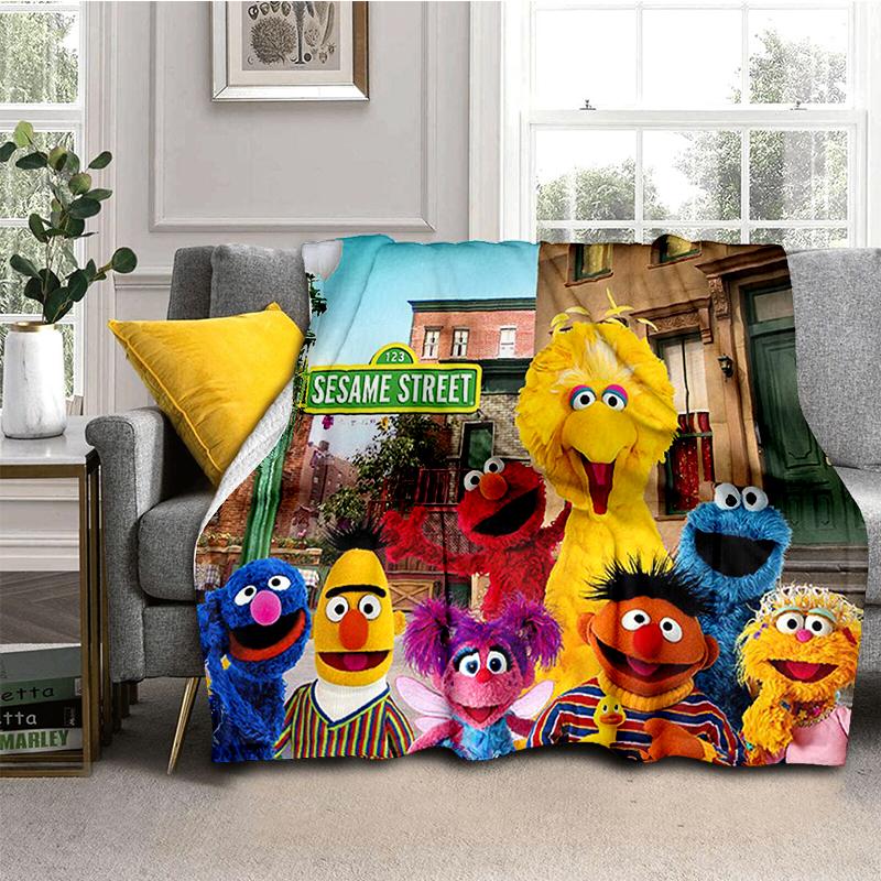 SSesame Street TV Cute Cartoon Flannel Blanket Soft Warm Throw Blanket for Bedroom Living Room Bed Travel Camping Picnic Gift 75x100cm
SSesame Street TV Cute Cartoon Flannel Blanket Soft Warm Throw Blanket for Bedroom Living Room Bed Travel Camping Picnic Gift 75x100cm