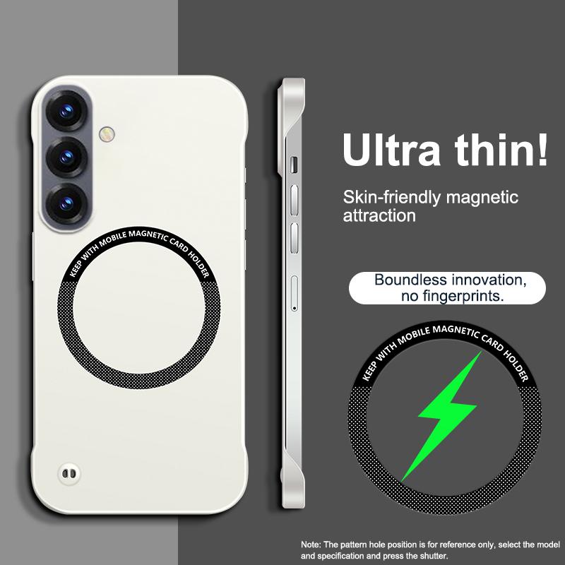 Luxury For Magsafe Magnetic Phone Case For Samsung S26 A55 S25 S24 FE Plus Ultra Frameless Wireless Charge Frosted NonSlip Cover Galaxy A55
Luxury For Magsafe Magnetic Phone Case For Samsung S26 A55 S25 S24 FE Plus Ultra Frameless Wireless Charge Frosted NonSlip Cover Galaxy A55
