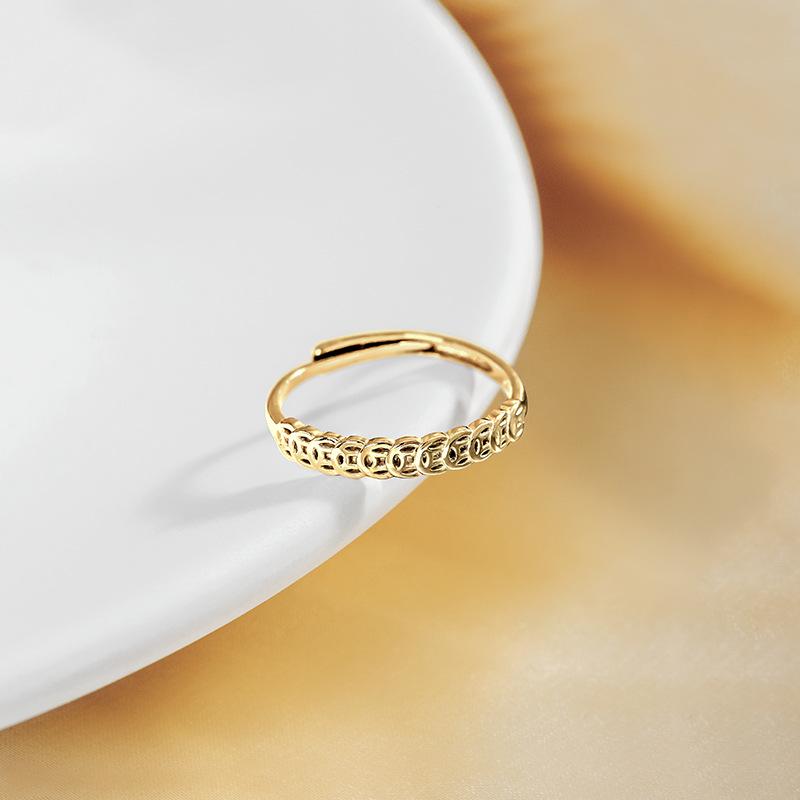 S925 Sterling Silver Retro Wealth-Attracting Coin Ring for Women – Trendy, Unique, Adjustable Design Adjustable Open
S925 Sterling Silver Retro Wealth-Attracting Coin Ring for Women – Trendy, Unique, Adjustable Design Adjustable Open