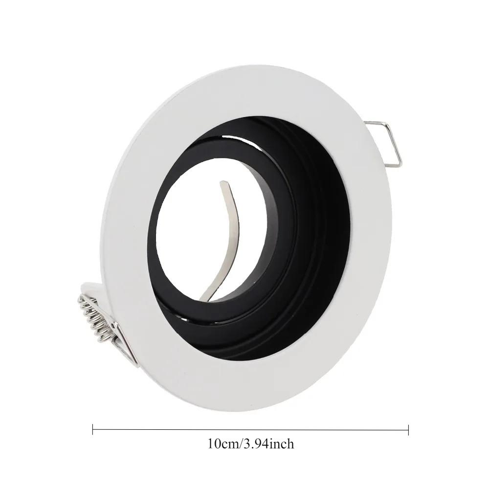 JOYINLED Square Double Ring LED Downlight Adjustable Recessed Frame GU10 MR16 Bulb Holder Spot Lamp Bracket Fixture for decor 1PCS
JOYINLED Square Double Ring LED Downlight Adjustable Recessed Frame GU10 MR16 Bulb Holder Spot Lamp Bracket Fixture for decor 1PCS