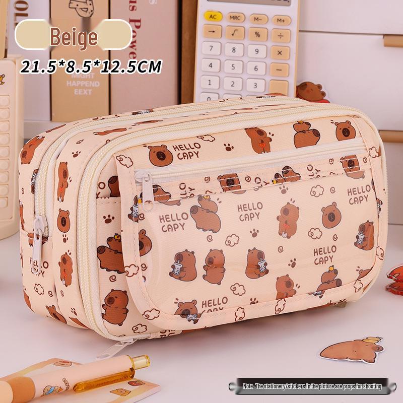 Капибара 9-слойный большой вместимости прозрачный многофункциональный пенал для детей
Капибара 9-слойный большой вместимости прозрачный многофункциональный пенал для детей