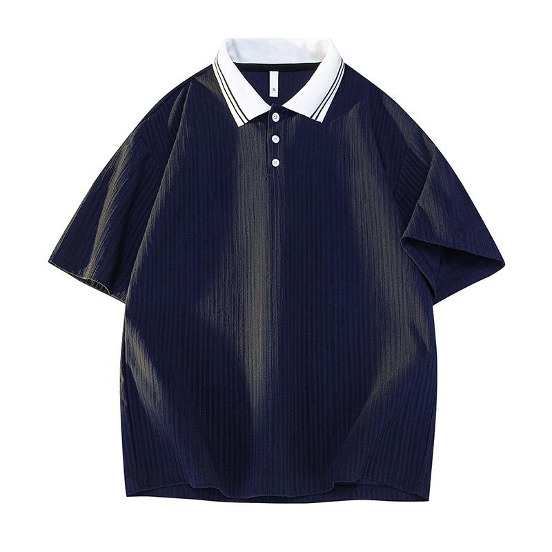 Mens Polo Shirts Short Sleeve Textured Pullover Golf Polo T Shirts 3XL темно-синього кольору
Mens Polo Shirts Short Sleeve Textured Pullover Golf Polo T Shirts 3XL темно-синього кольору