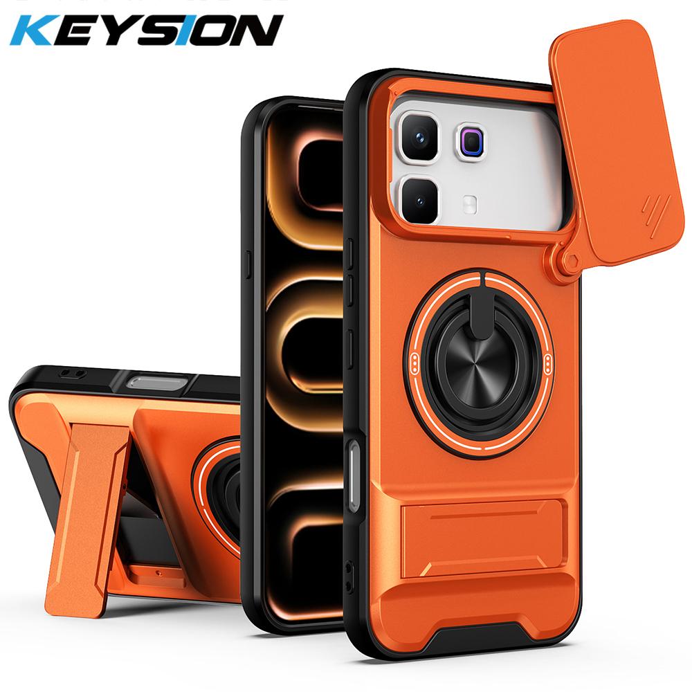 Магнітний чохол KEYSION для Infinix Note 60 Pro 5G Захист камери зсувною кришкою Вертикальна підставка Кільце 360° Ударостійка задня кришка for Infinix Note 60 5G помаранчевий
Магнітний чохол KEYSION для Infinix Note 60 Pro 5G Захист камери зсувною кришкою Вертикальна підставка Кільце 360° Ударостійка задня кришка for Infinix Note 60 5G помаранчевий