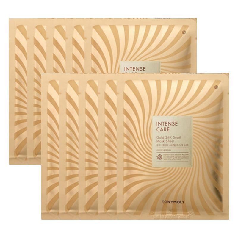 TONYMOLY Набір масок для обличчя з муцином равлика та золотом 24K (10 аркушів)
TONYMOLY Набір масок для обличчя з муцином равлика та золотом 24K (10 аркушів)