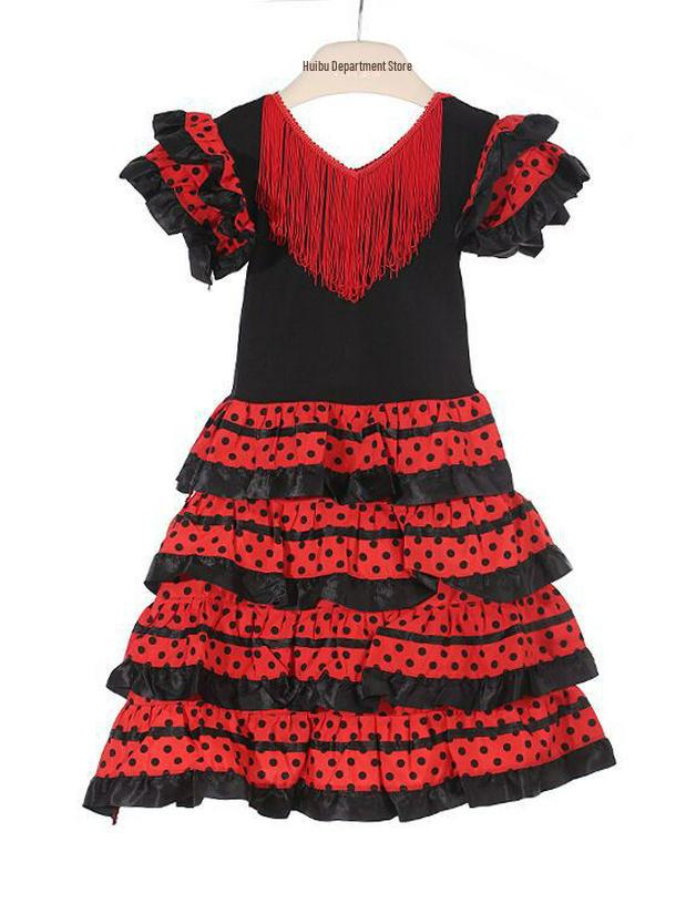 Юбка для танцев фламенко и балета для девочек для выступлений Age 10
Юбка для танцев фламенко и балета для девочек для выступлений Age 10