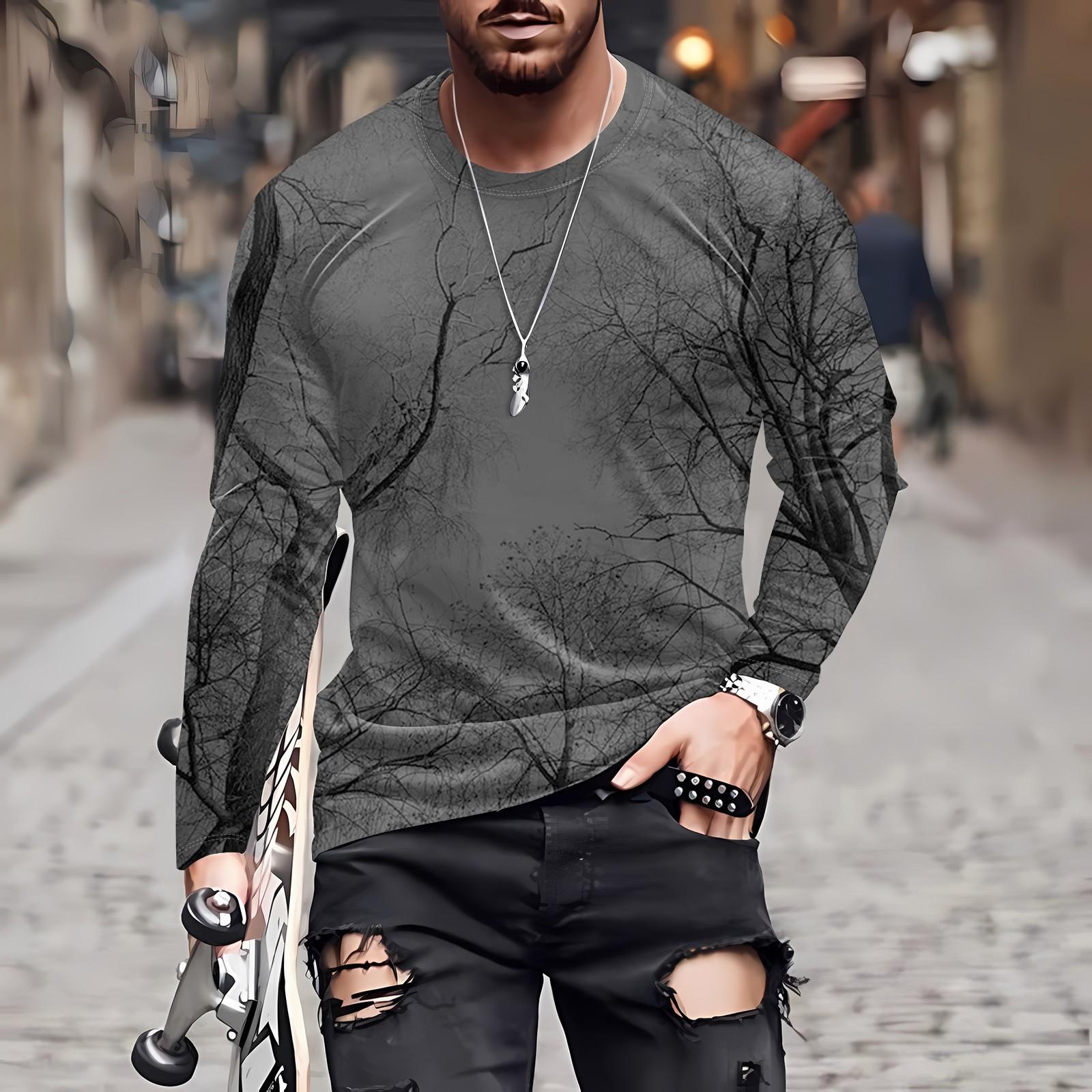 Муж. Футболка Круглый вырез Одежда Одежда На открытом воздухе Длинный рукав С принтом Модельер Винтаж XL
Муж. Футболка Круглый вырез Одежда Одежда На открытом воздухе Длинный рукав С принтом Модельер Винтаж XL