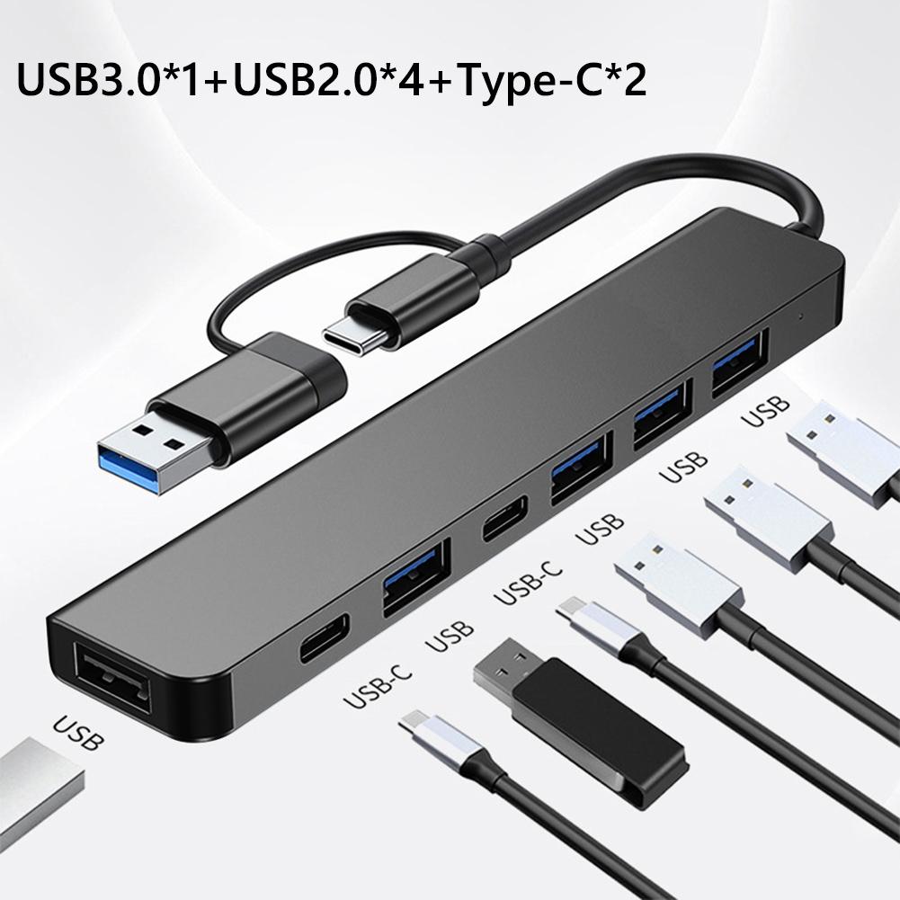7 In 1 USB C Dock USB 3.0/2.0 Ports Type C To Card Reader Dongle Docking Station Plug and Play Type C Extender Hub for Laptop
7 In 1 USB C Dock USB 3.0/2.0 Ports Type C To Card Reader Dongle Docking Station Plug and Play Type C Extender Hub for Laptop