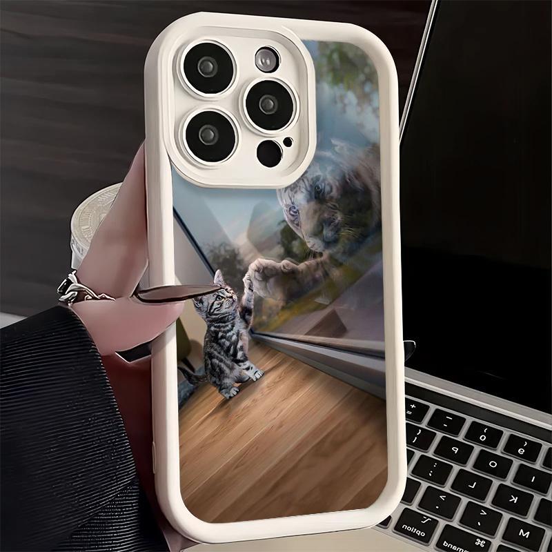Phone Case for iPhone 17 Air 16E 15 16 Pro Max Cat Reflects Tiger Cool Cover 14 Plus 13 12 Mini Soft Shell Silicone Fundas iPhone 13 Mini
Phone Case for iPhone 17 Air 16E 15 16 Pro Max Cat Reflects Tiger Cool Cover 14 Plus 13 12 Mini Soft Shell Silicone Fundas iPhone 13 Mini