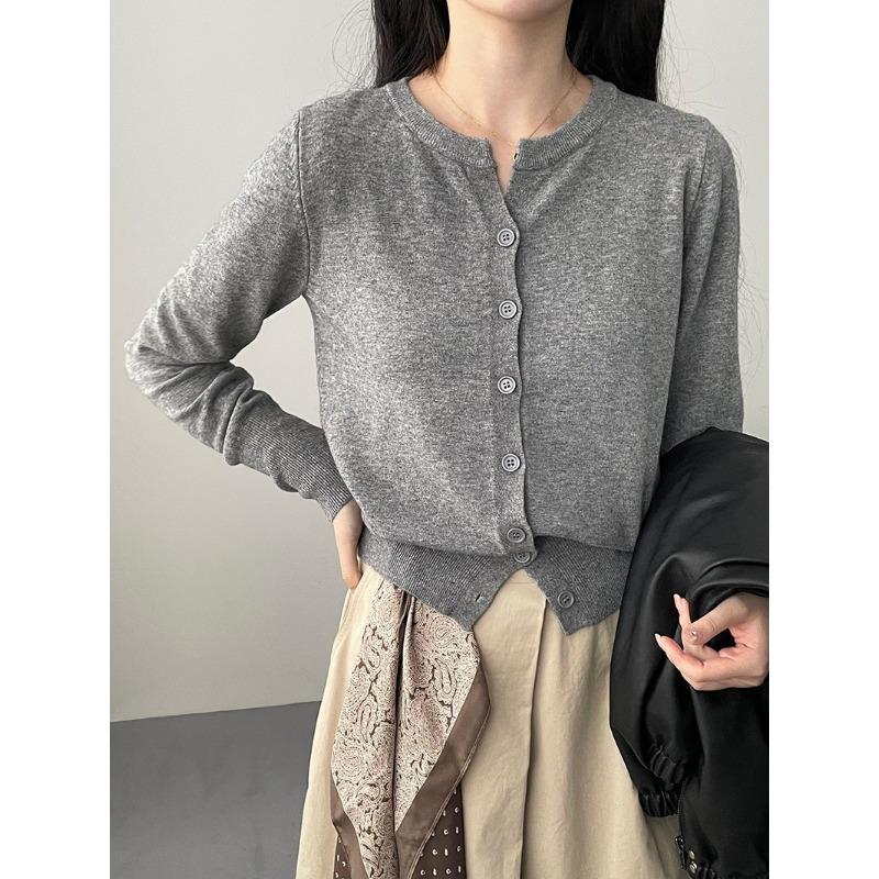 Huipeng Korean Style Gentle Pink Sweater for Women Soft and Waxy Skin-friendly Knitted Sweater Small Cardigan Round Neck Sweater Onesize сірий
Huipeng Korean Style Gentle Pink Sweater for Women Soft and Waxy Skin-friendly Knitted Sweater Small Cardigan Round Neck Sweater Onesize сірий