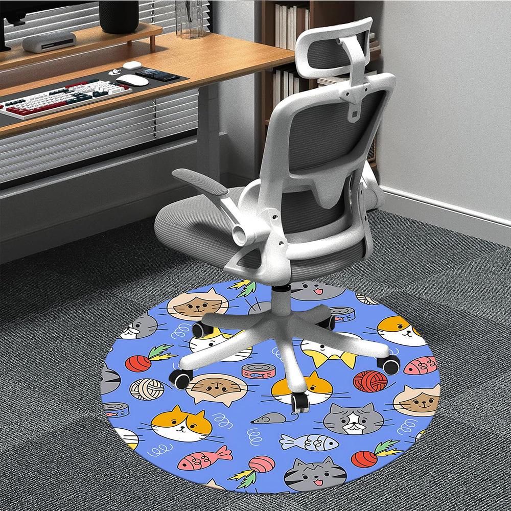 1PC Cat-themed Pattern Chair Carpet for Office, Indoor Non-Slip Washable Carpet, Soft Comfortable Mat For Office Room yy250930242 80cm by 80cm
1PC Cat-themed Pattern Chair Carpet for Office, Indoor Non-Slip Washable Carpet, Soft Comfortable Mat For Office Room yy250930242 80cm by 80cm