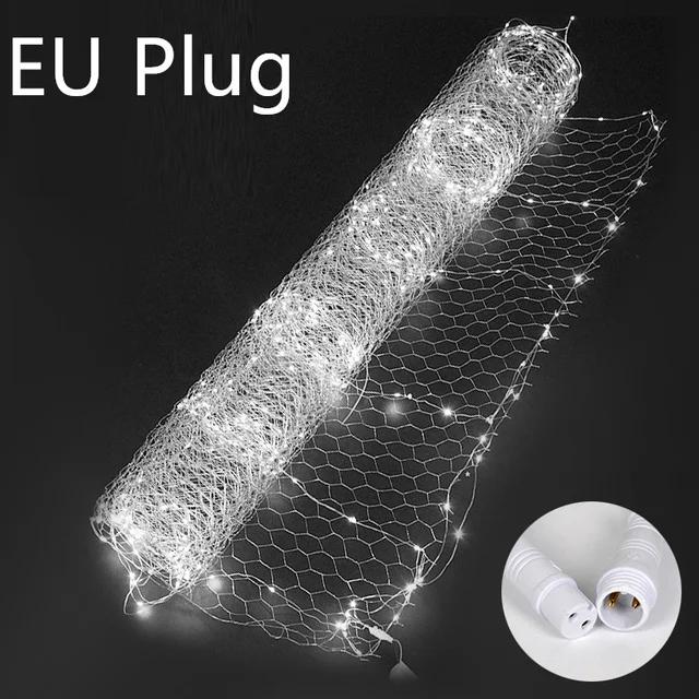 D2 Wedding Net LED String Lights 1x5/10m Roll Festival Party Hotel Ceiling Fairy Light Decorat DIY Meshes Starry Sky Rice Lamp 1M x5M -300LEDS
D2 Wedding Net LED String Lights 1x5/10m Roll Festival Party Hotel Ceiling Fairy Light Decorat DIY Meshes Starry Sky Rice Lamp 1M x5M -300LEDS